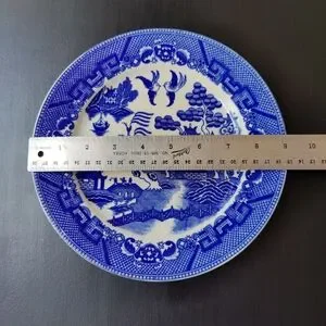 Blue Willow | Dining | 9 Inch Dinner Plate Blue Willow Pattern Made In ...